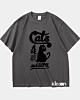 Cats Are Just Awesome - Heavyweight Oversized T-Shirt