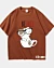 Relaxed Cute Kitten - Heavyweight Oversized T-Shirt